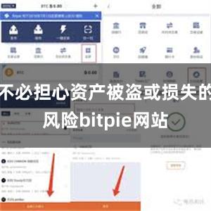 不必担心资产被盗或损失的风险bitpie网站